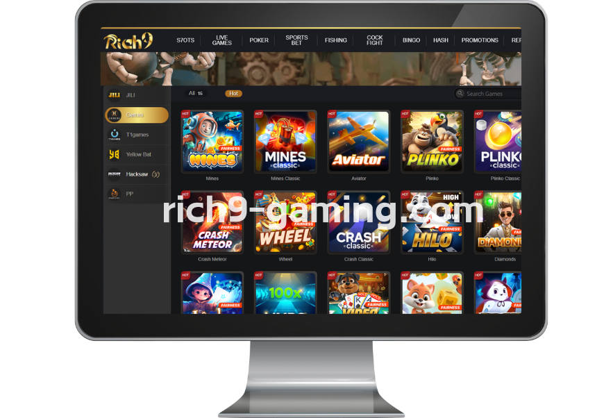 Rich9 HASH GAMES