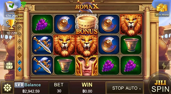 Roma X Slot Bonus Game