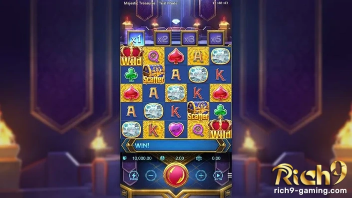 How to play PG Soft Majestic Treasures slot?