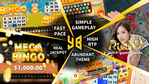 Yes Bingo at Rich9 Casino brings you an exciting gaming experience that puts a modern spin on traditional bingo.