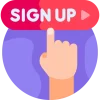 sign up​